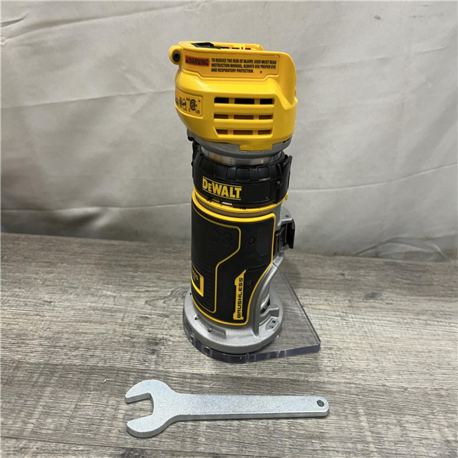 AS-IS DEWALT 20V MAX XR Cordless Brushless Fixed Base Compact Router (Tool Only)
