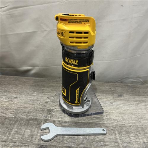 AS-IS DEWALT 20V MAX XR Cordless Brushless Fixed Base Compact Router (Tool Only)