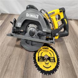 LIKE NEW! - DEWALT FLEXVOLT 60V MAX Cordless Brushless 7-1/4 in. Wormdrive Style Circular Saw (Tool Only)