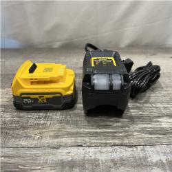 AS-IS DEWALT 20V MAX XR POWERSTACK Lithium-Ion Battery Starter Kit with 1.7Ah Battery and Charger