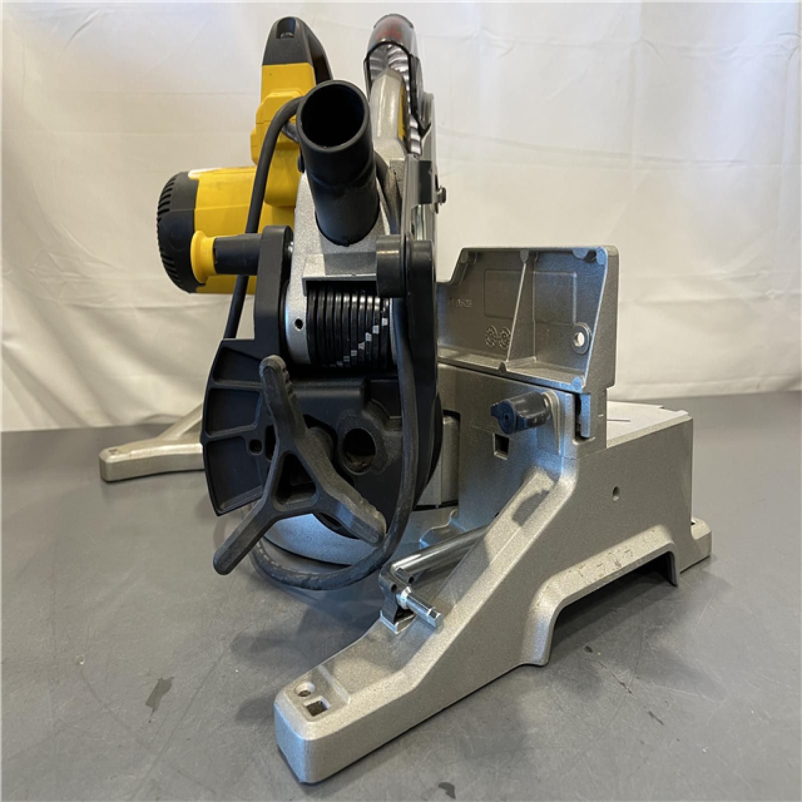 AS-IS - DEWALT 15 Amp Corded 10 in. Compound Single Bevel Miter Saw