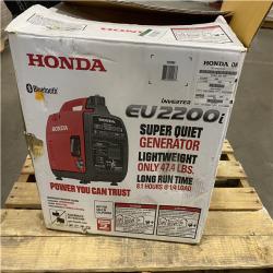 Dallas Location - As-Is Honda 2 200-Watt/1 800-Watt Recoil Start Gasoline Powered Inverter Generator