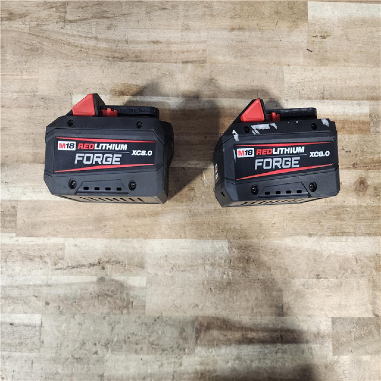 HOUSTON LOCATION - AS - IS MILWAUKEE BATTERY PACK QTY - 2
