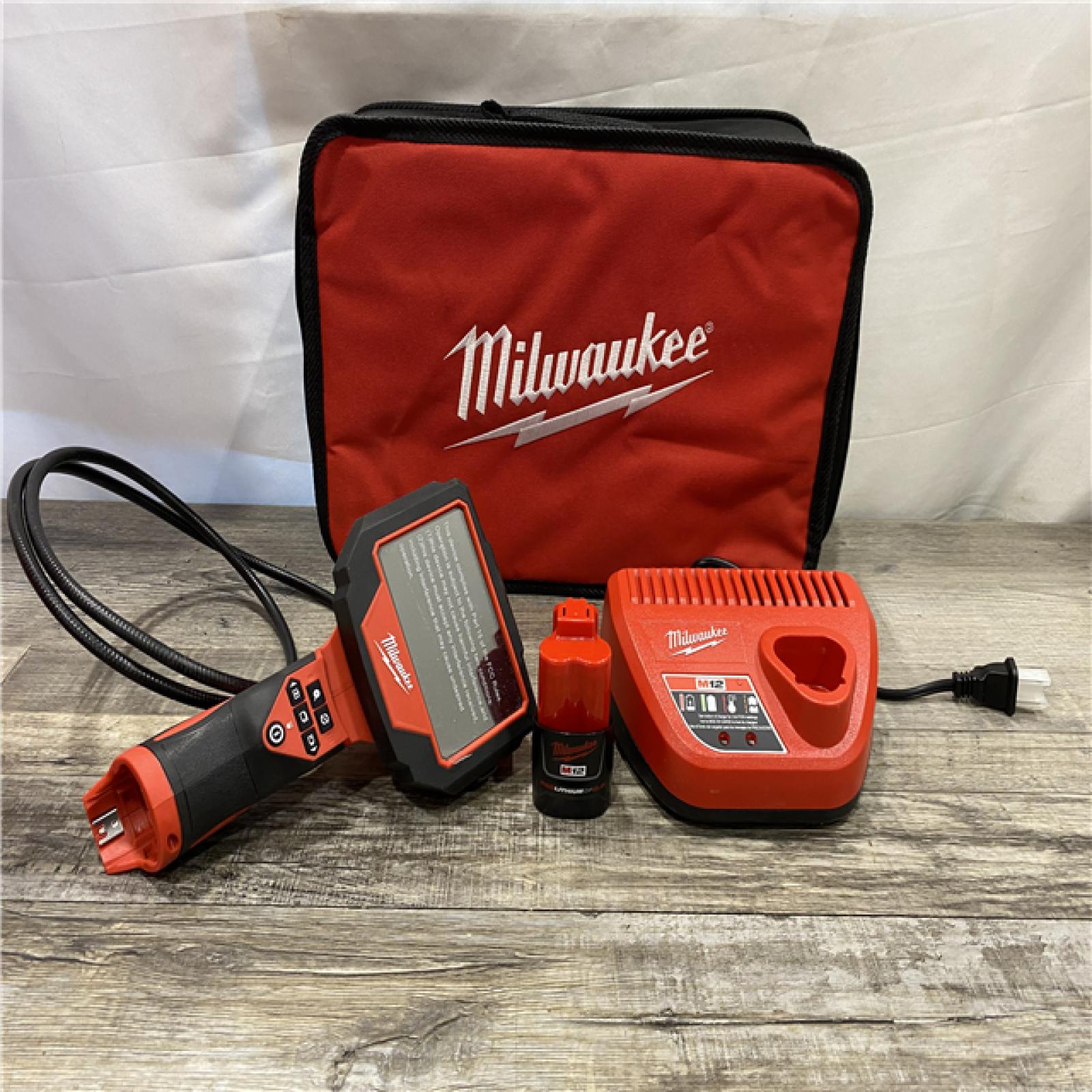 AS-IS Milwaukee 12V Lithium-Ion Cordless M-SPECTOR 360-Degree 4 ft. Inspection Camera Kit