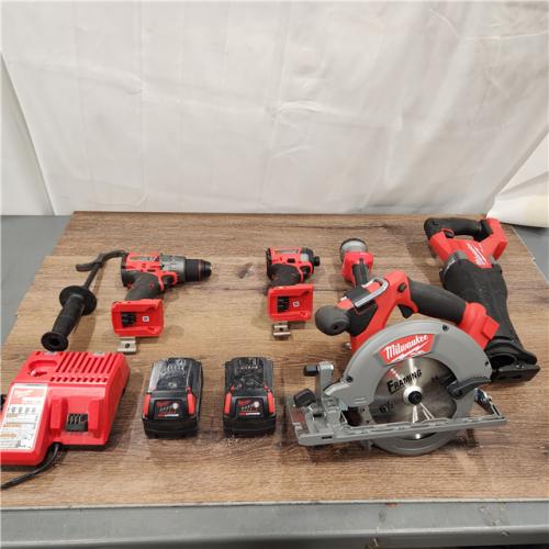 AS-IS  Milwaukee 3697-25 M18 Fuel 18 V 5 Amps Cordless Brushless 5 Tool