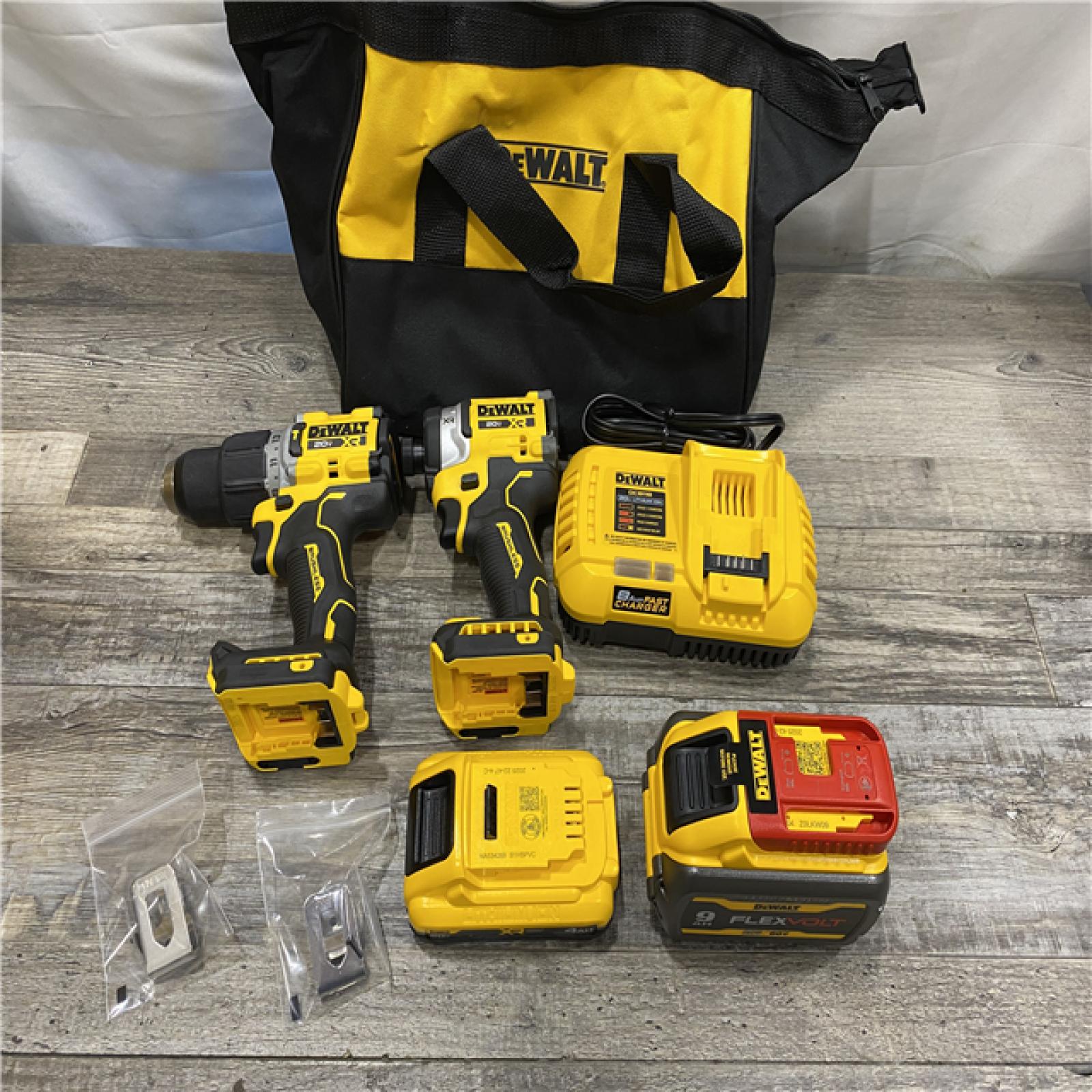 AS-IS DEWALT 20V Lithium-Ion Cordless 2-Tool Combo Kit
