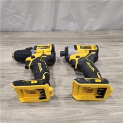 AS-IS Dewalt DCK225D2 20V MAX ATOMIC Compact Cordless Drill Driver and Impact Driver Combo Kit