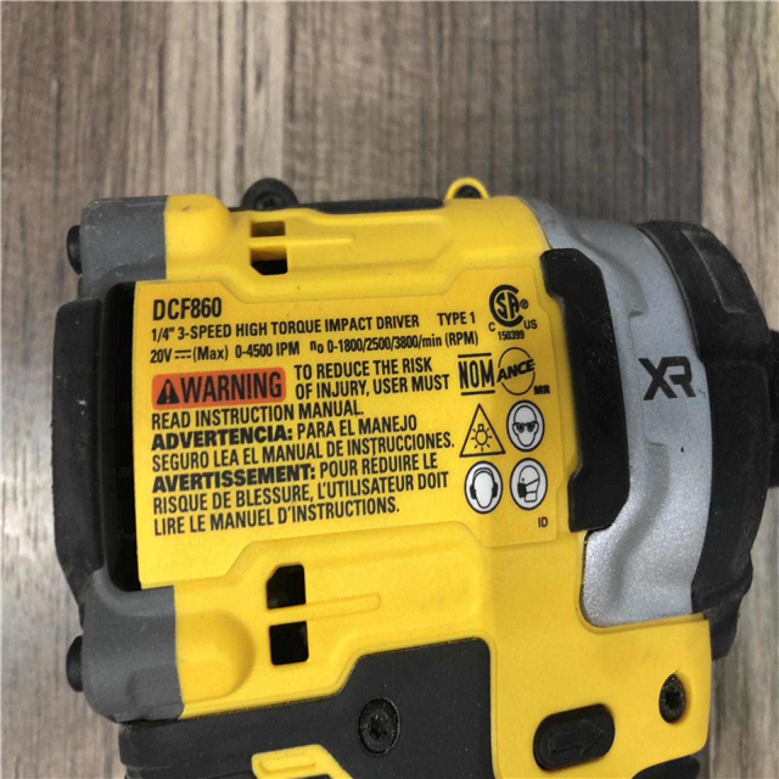 AS-IS DEWALT 20V MAX XR Cordless Impact Driver (Tool