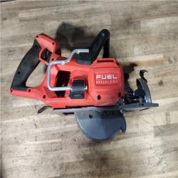 HOUSTON LOCATION - AS-IS Milwaukee FUEL 18V Lithium-Ion Cordless 7-1/4 in. Rear Handle Circular Saw (Tool-Only)