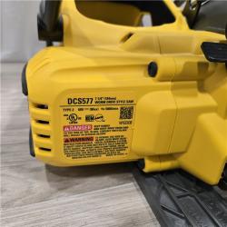 AS-IS DEWALT FLEXVOLT 60V MAX Cordless 7-1/4 in. Wormdrive Style Circular Saw (Tool Only)
