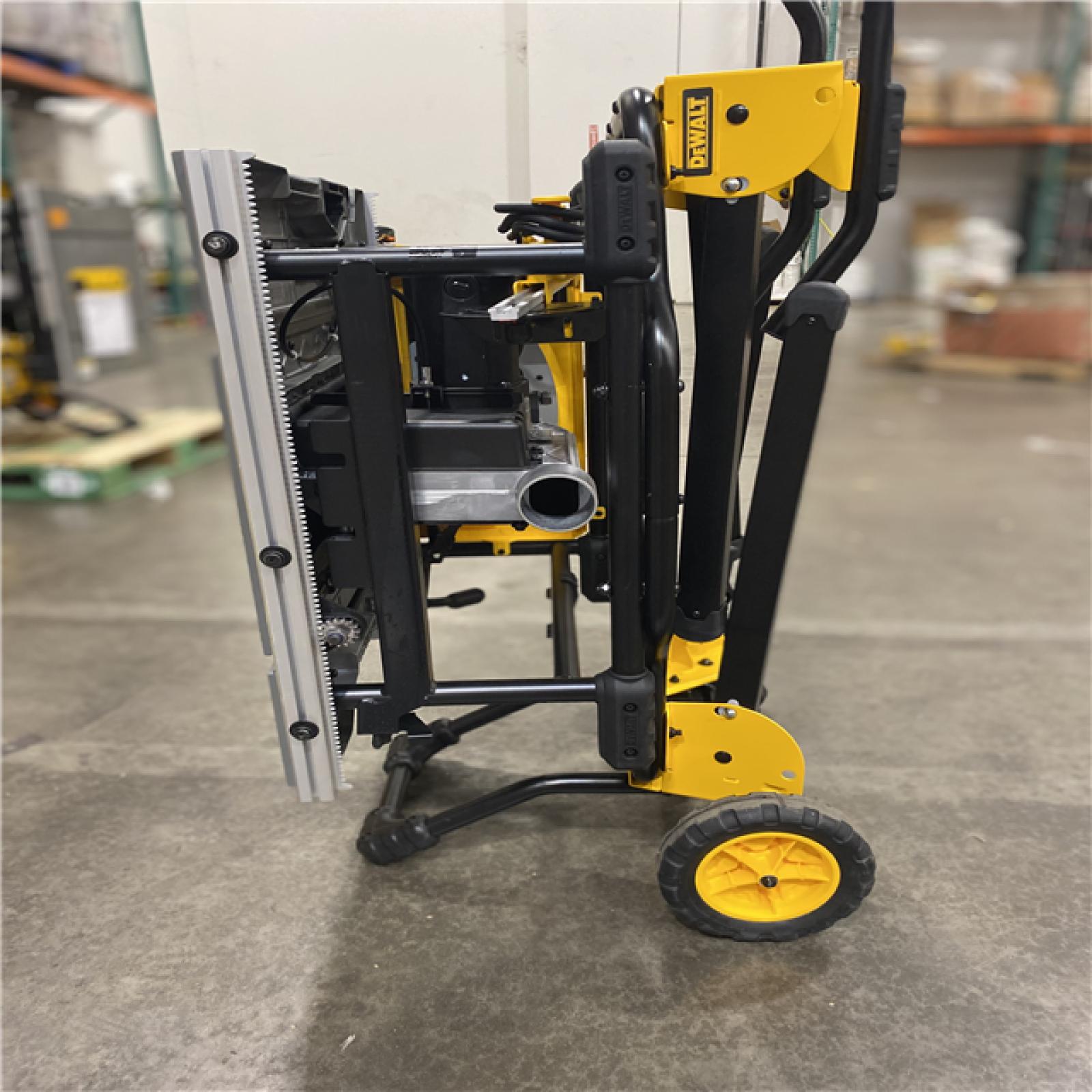 Dallas Location - As-Is DEWALT 15 Amp Corded 10 in. Job Site Table Saw with Rolling Stand