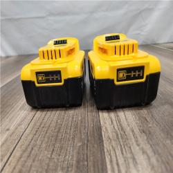 AS-IS - DEWALT 20V MAX XR Premium Lithium-Ion 5.0Ah Battery Pack (2 Pack)