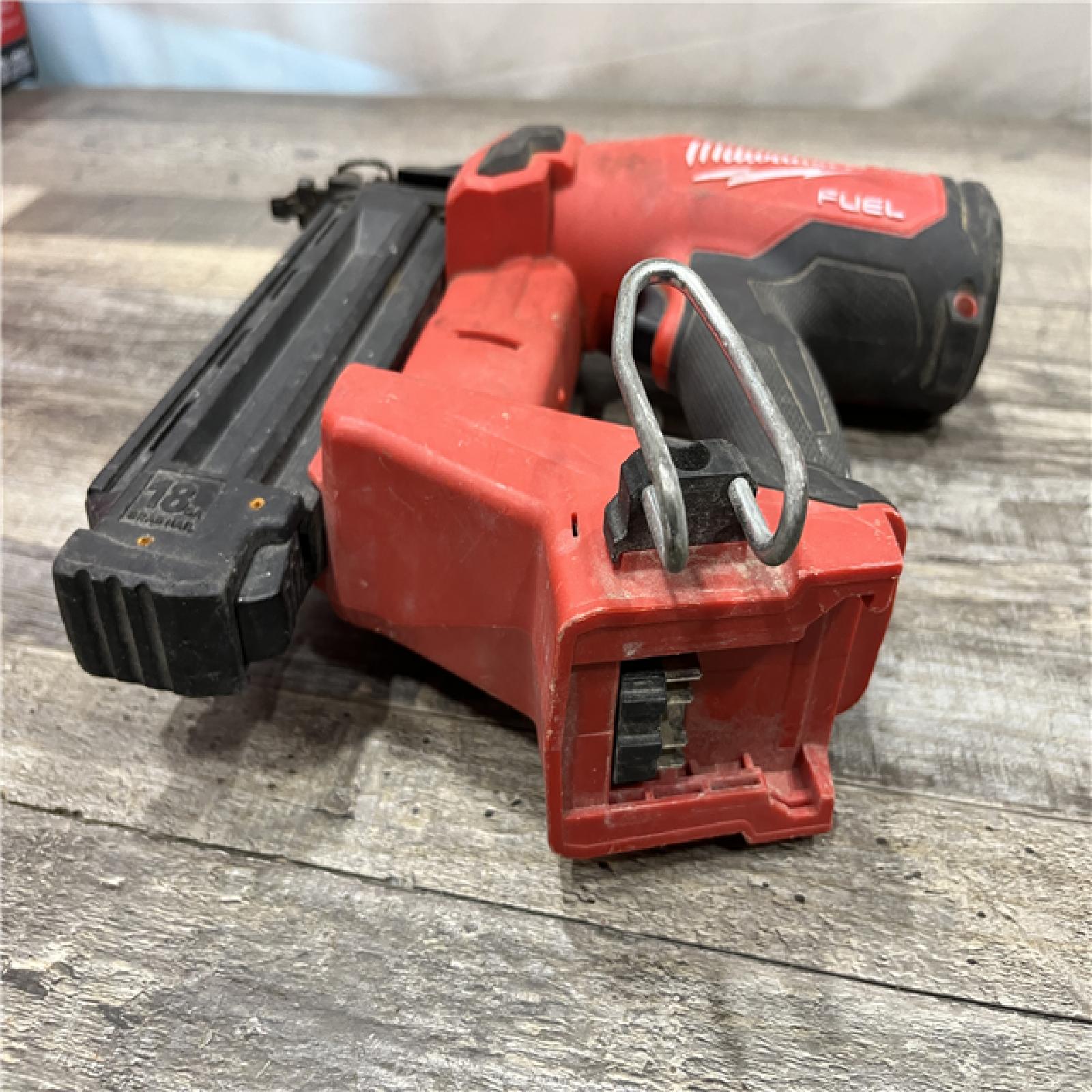 AS-IS Milwaukee FUEL 18-Volt Lithium-Ion Brushless Cordless Gen II 18-Gauge Brad Nailer (Tool-Only)