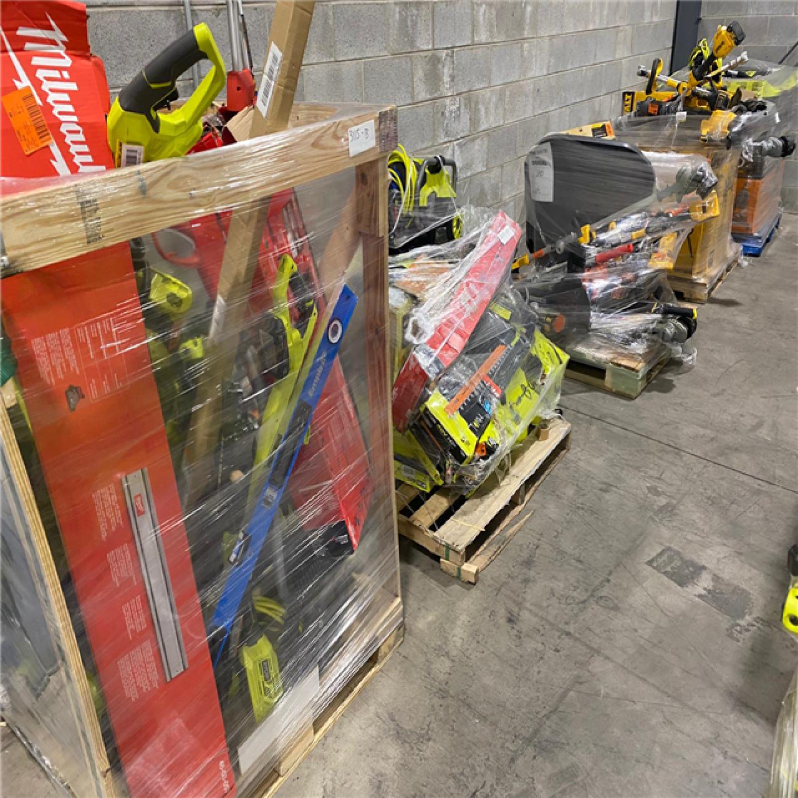 Pittston Location As-Is Power Tools Partial Truckload (9 pallets) 3115-B