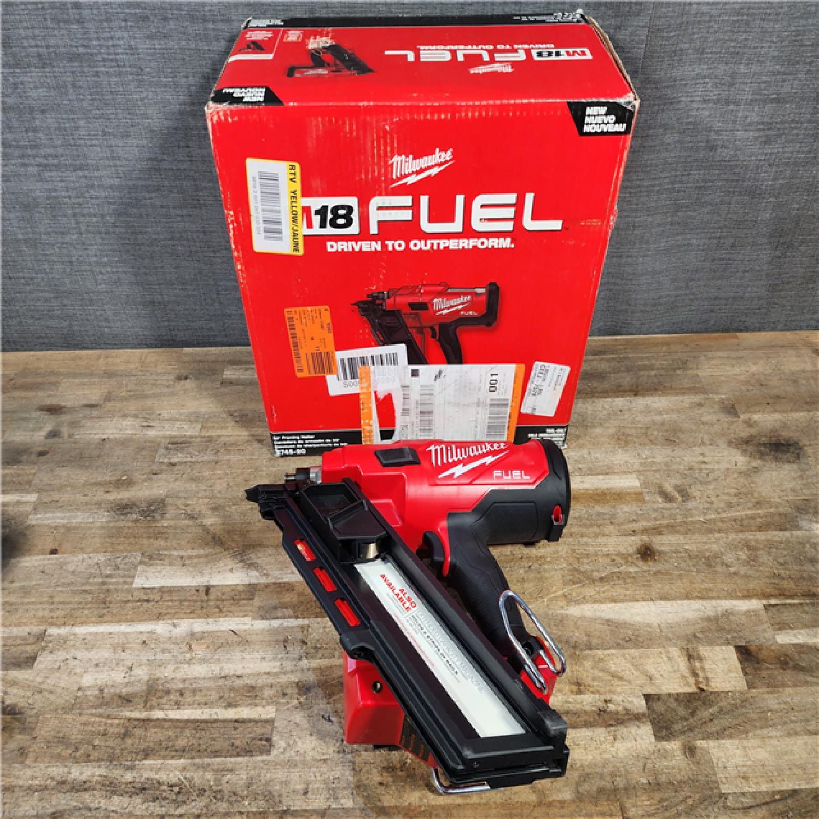 HOUSTON LOCATION - AS-IS (APPEARS LIKE NEW) Milwaukee FUEL 3-1/2 in. 18-Volt 30-Degree Lithium-Ion Brushless Cordless Framing Nailer (Tool-Only)