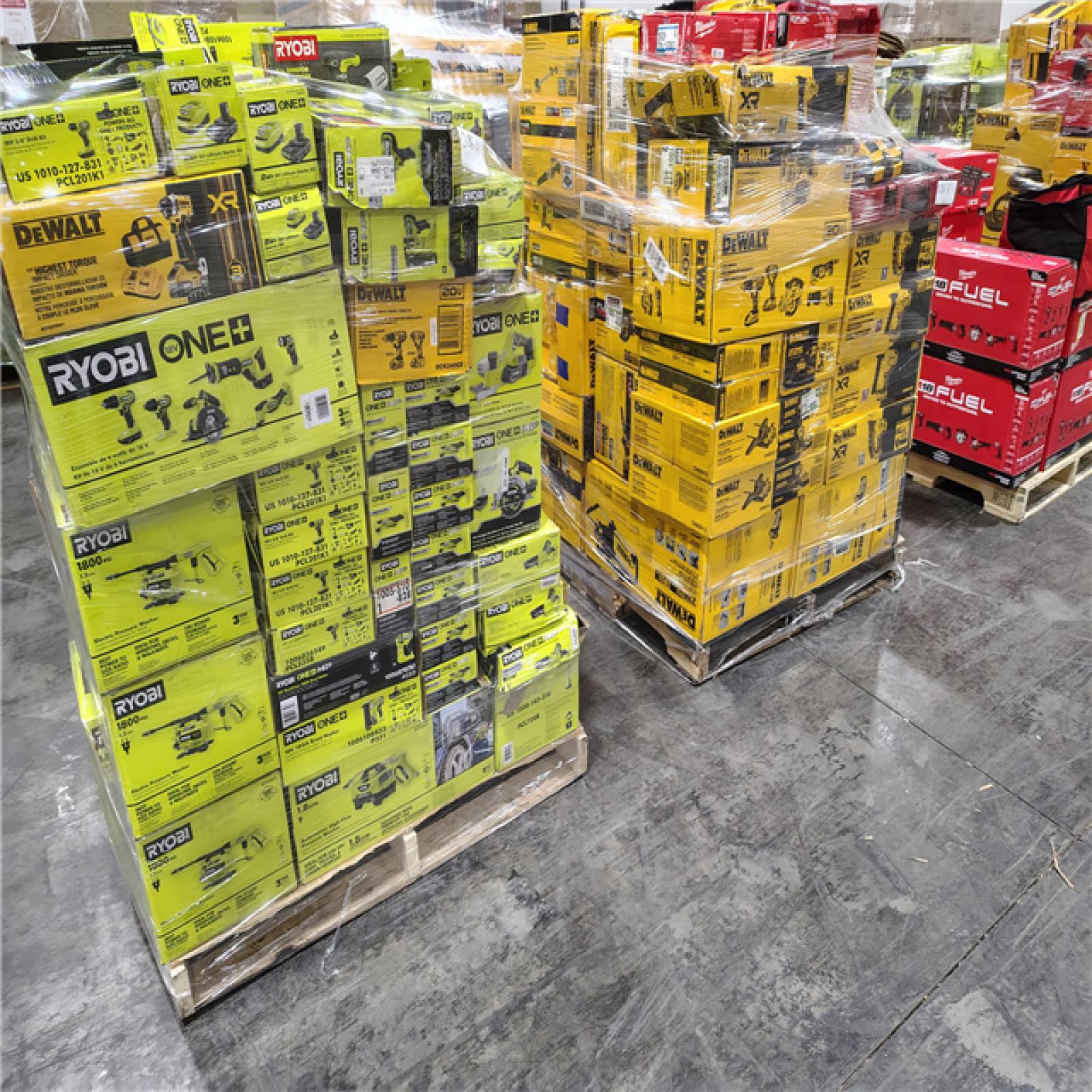 Pittston Location As-Is Power Tools Partial Truckload (12 Pallets) 0186-A