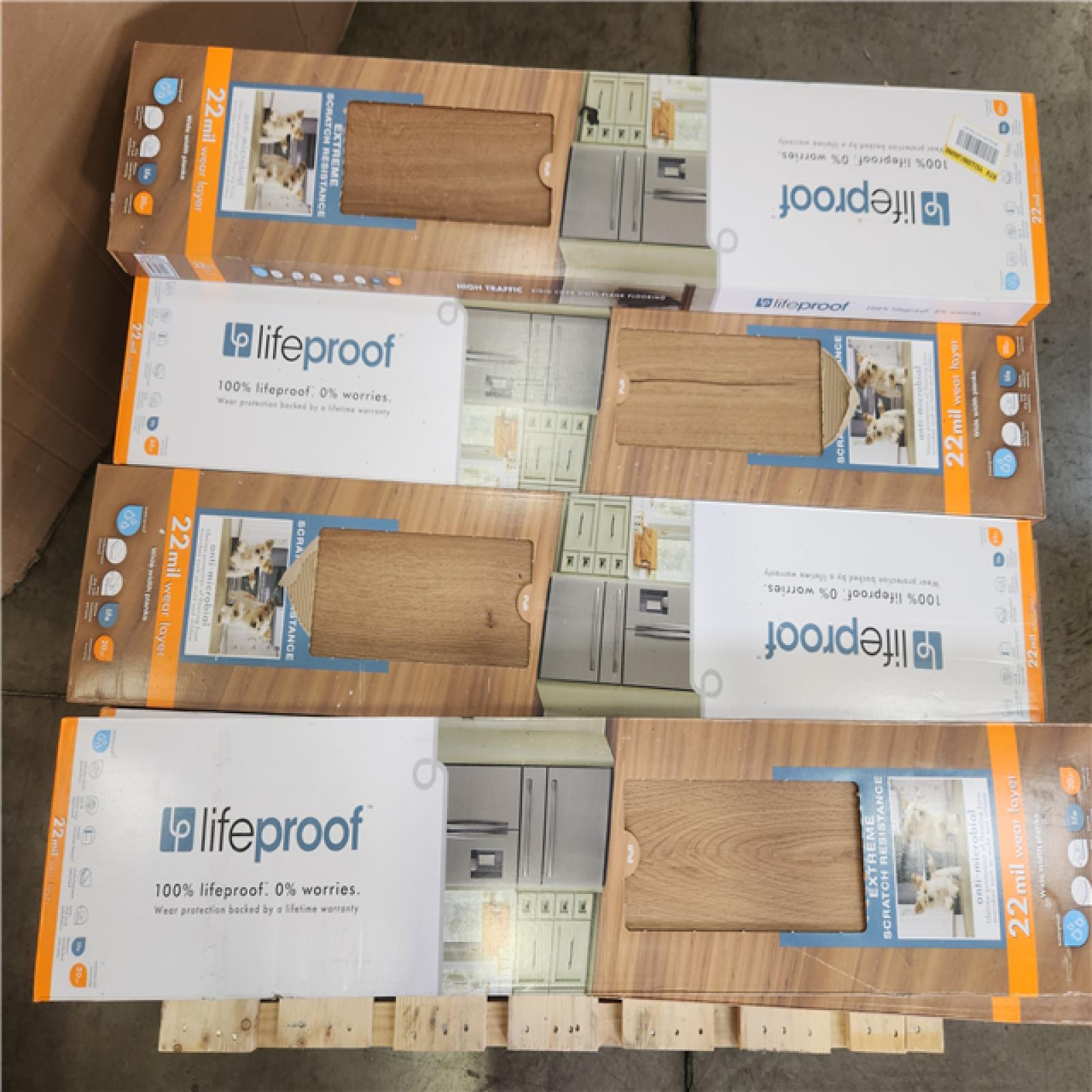 Phoenix NEW Lifeproof Hill Valley Oak 22 MIL x 9 in. W x 48 in. L Waterproof Click Lock Luxury Vinyl Plank Flooring (520 sq. ft. /26 Case)