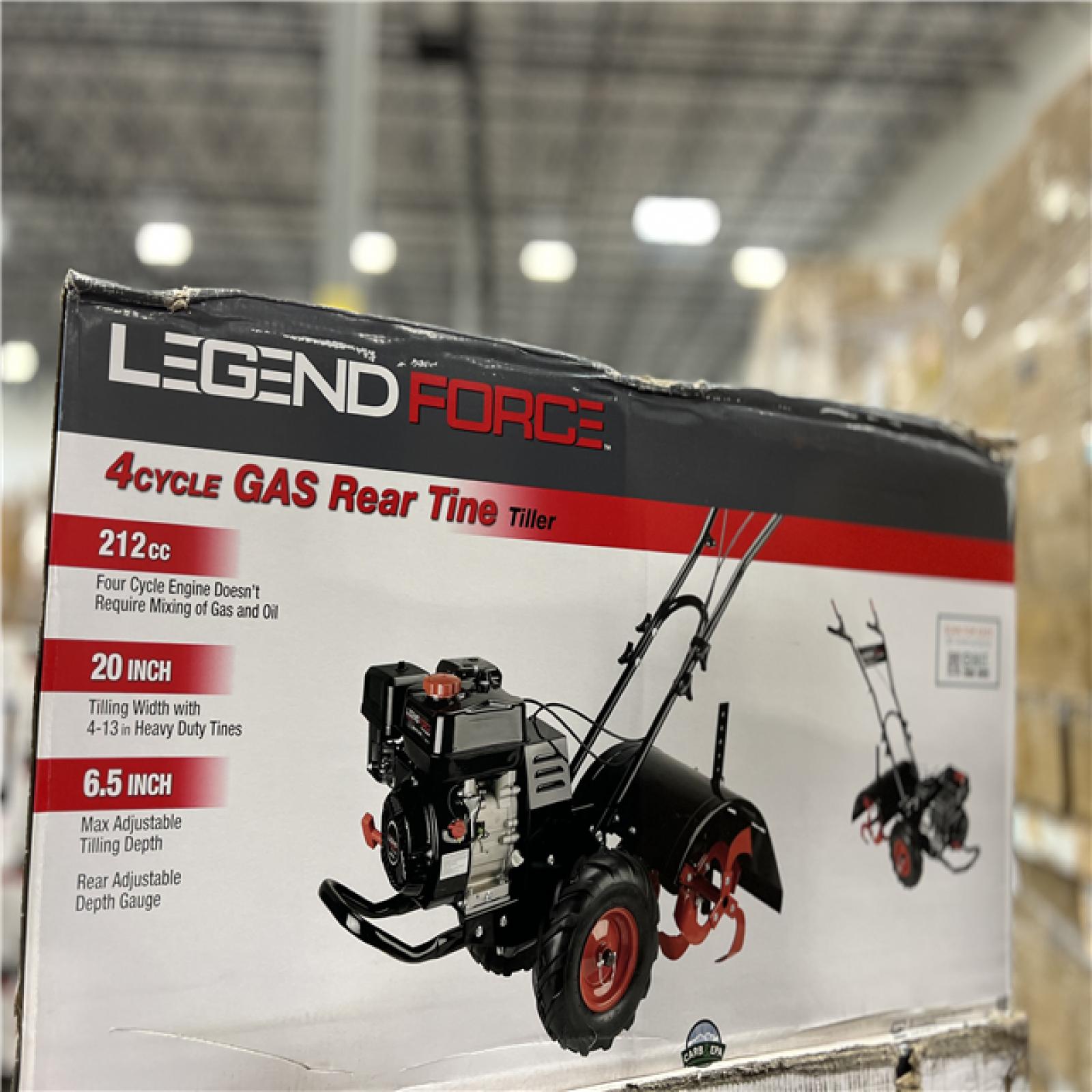 DALLAS LOCATION Legend Force 20 212 cc Gas Rear Tine Garden Tiller