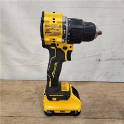 AS-IS- DEWALT ATOMIC 20V Cordless 1/2 in. Compact Hammer Drill Kit