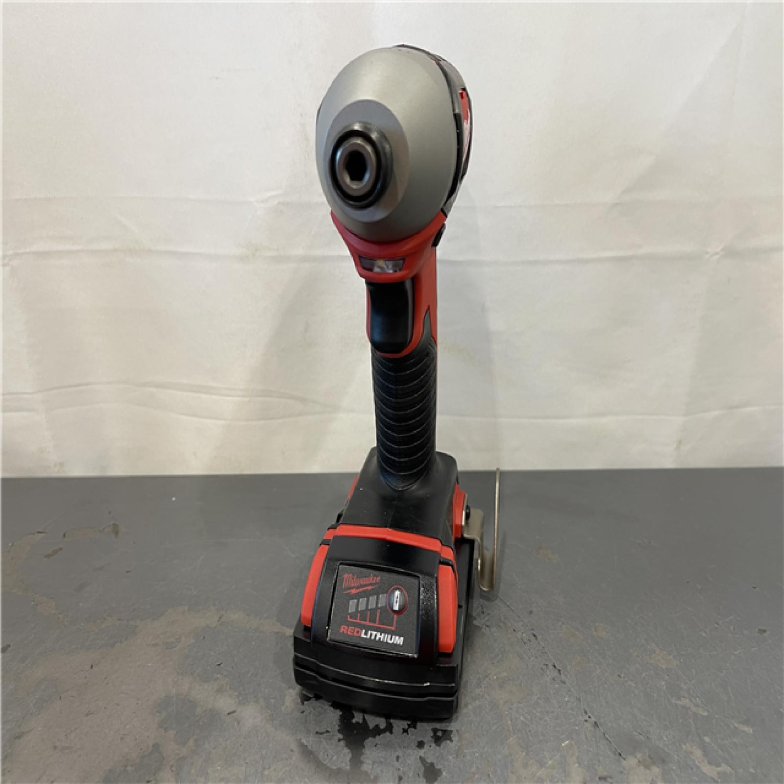 AS-IS - Milwaukee M18 18-Volt Lithium-Ion Cordless 1/4 in. Hex Impact Driver Kit