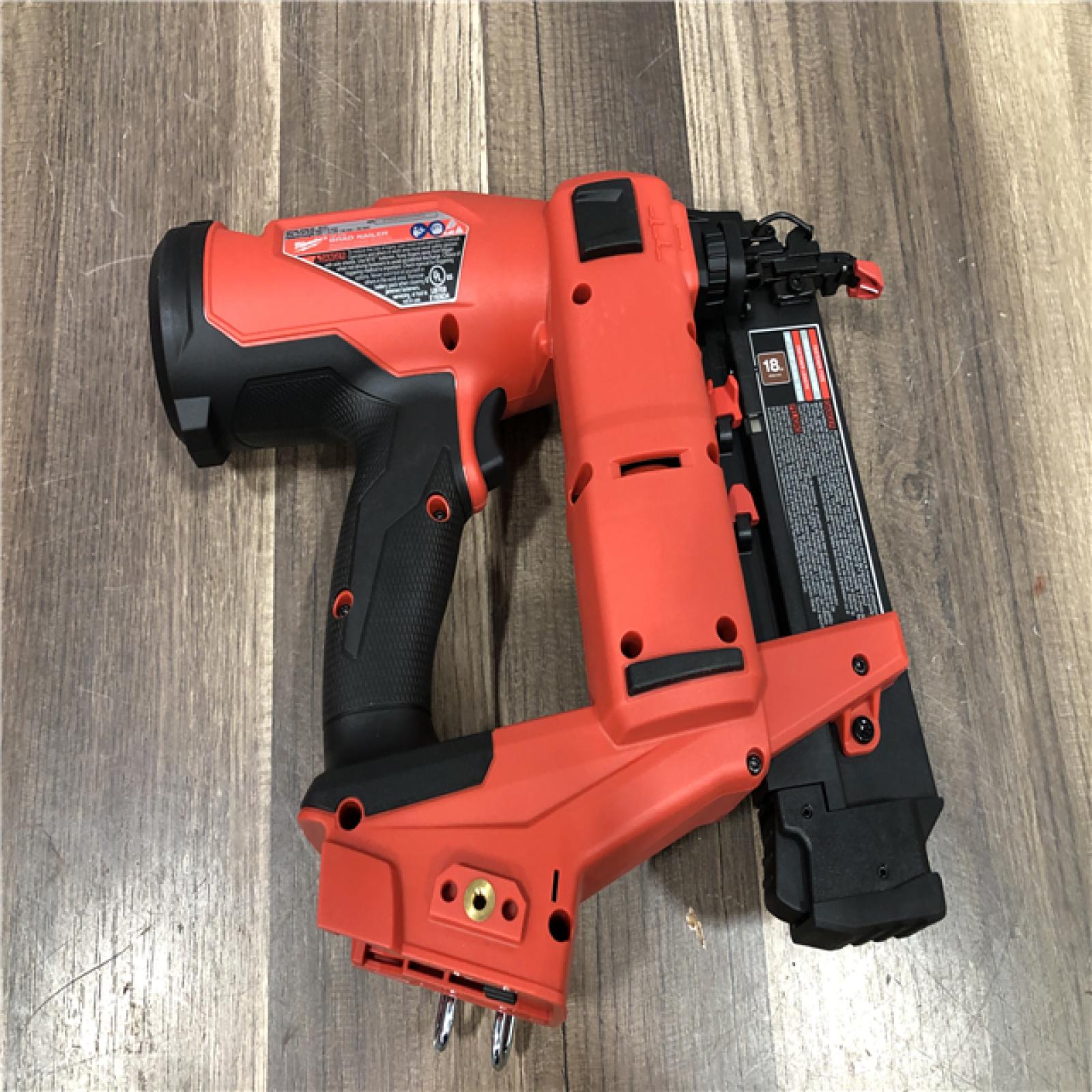 AS-IS Milwaukee FUEL 18-Volt Lithium-Ion Brushless Cordless Gen II 18-Gauge Brad Nailer (Tool-Only)