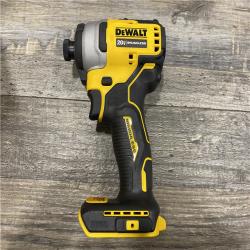 AS-IS DEWALT Atomic 20V Max Lithium-Ion Brushless Cordless Compact 1/4 in. Impact Driver Kit