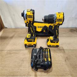AS-IS- DeWalt 2-Tool Combo Kit W/ (2) BATTERY & CHARGER
