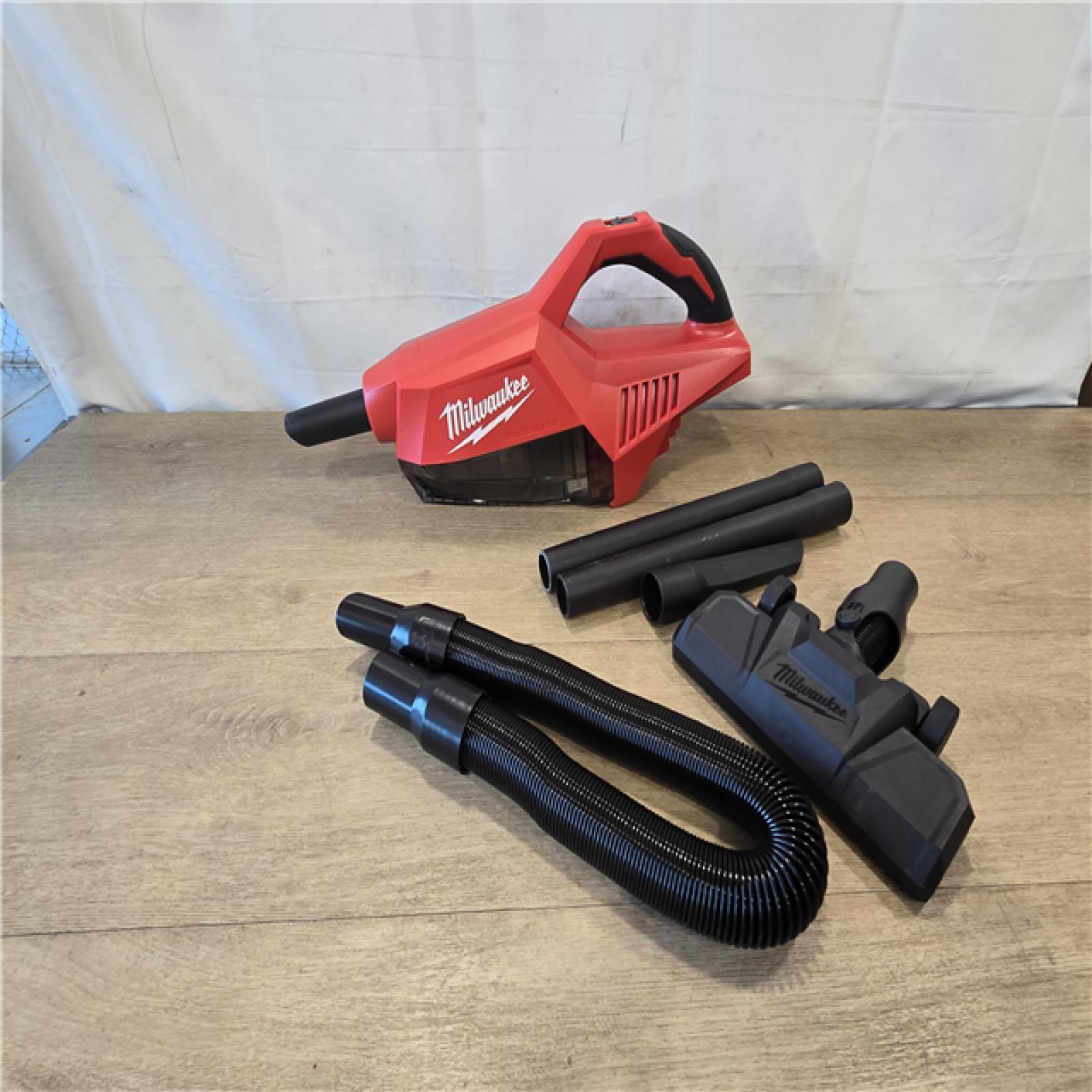 AS-IS Milwaukee 18-Volt Lithium-Ion Brushless Bagless Cordless HEPA Handheld Vacuum (Vacuum Only)
