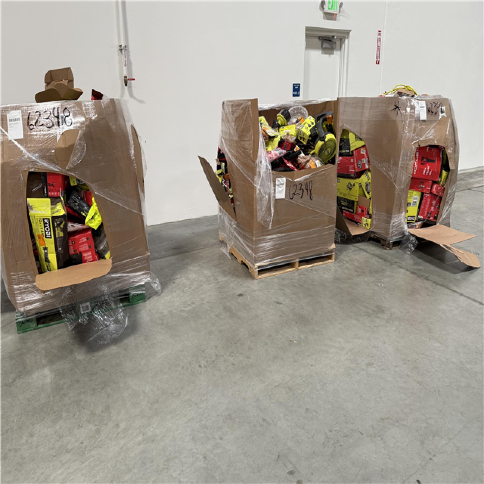 California AS-IS POWER TOOLS Partial Lot (3 Pallets) P-R062348
