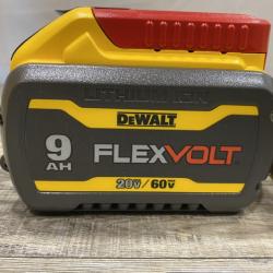 AS-IS DEWALT 20V/60V MAX FLEXVOLT Lithium-Ion 9.0Ah Battery and Charger Starter Kit