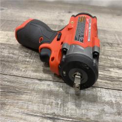 AS-IS Milwaukee  FUEL 12V Lithium-Ion Brushless Cordless Stubby 3/8 in. Impact Wrench (Tool-Only)