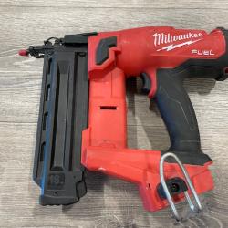 AS-IS Milwaukee FUEL 18-Volt Lithium-Ion Brushless Cordless Gen II 18-Gauge Brad Nailer (Tool-Only)