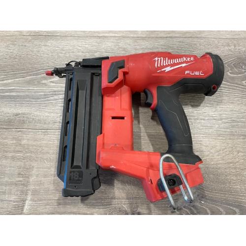 AS-IS Milwaukee FUEL 18-Volt Lithium-Ion Brushless Cordless Gen II 18-Gauge Brad Nailer (Tool-Only)