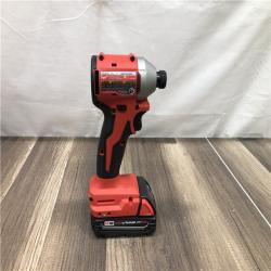 AS-IS Milwaukee 18V Lithium-Ion Brushless Cordless 1/4 in. Impact Driver Kit