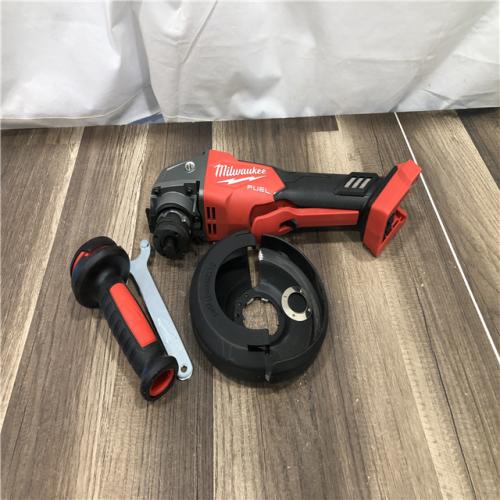 AS-IS Milwaukee FUEL 18V Lithium-Ion Brushless Cordless 4-1/2 in./5 in. Grinder with Variable Speed & Paddle Switch (Tool-Only)