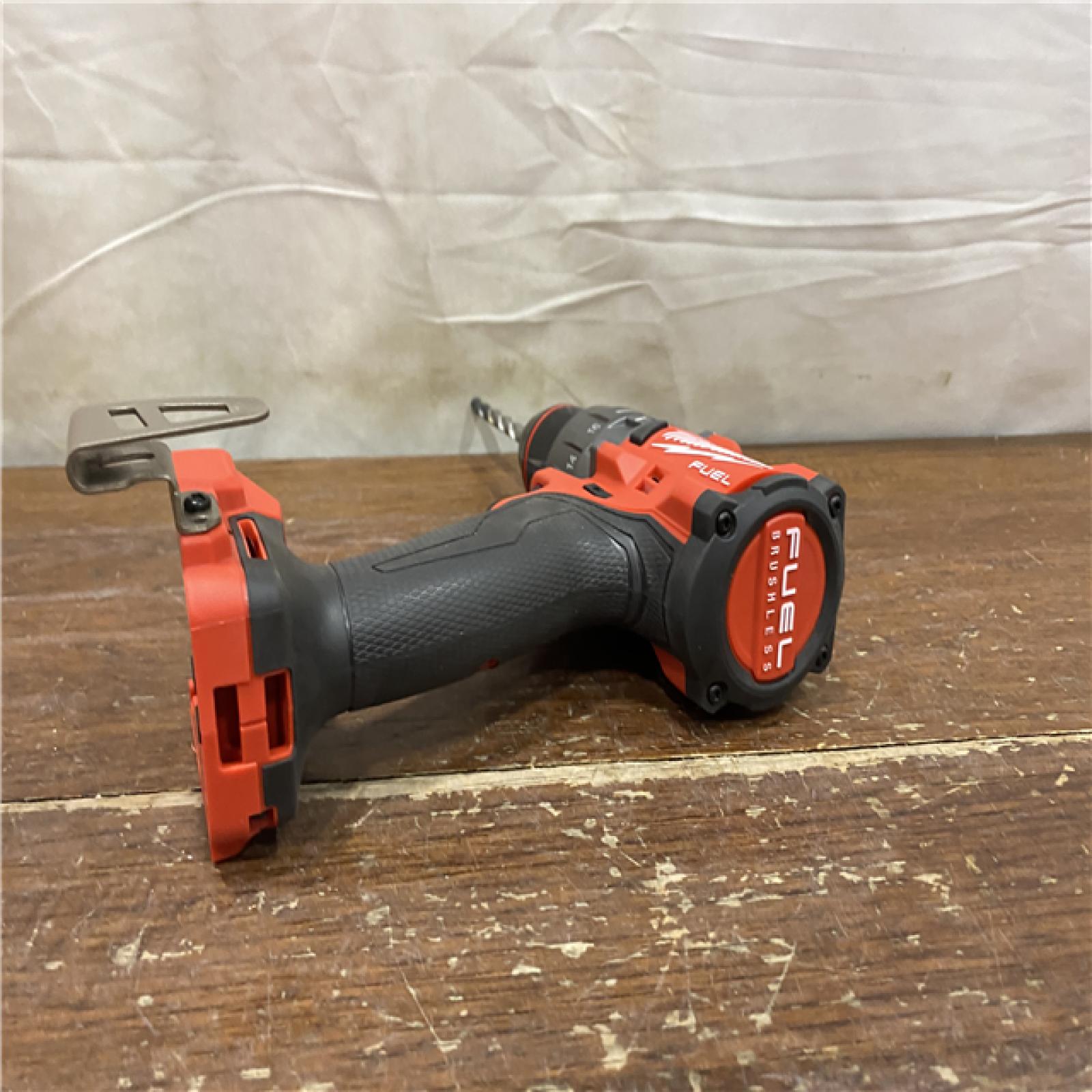 AS-IS Milwaukee 2904-22 Hammer Drill Driver Kit with Batteries  Charger & Tool Case  Red