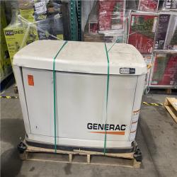 Dallas Location - As-Is Generac 22 000 Watt - Dual Fuel Air- Cooled Whole House Home Standby Generator  Smart Home Monitoring & 200-AMP Transfer Switch