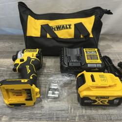 AS-IS DEWALT ATOMIC 20V MAX Lithium-Ion Cordless 1/4 in. Brushless Impact Driver Kit