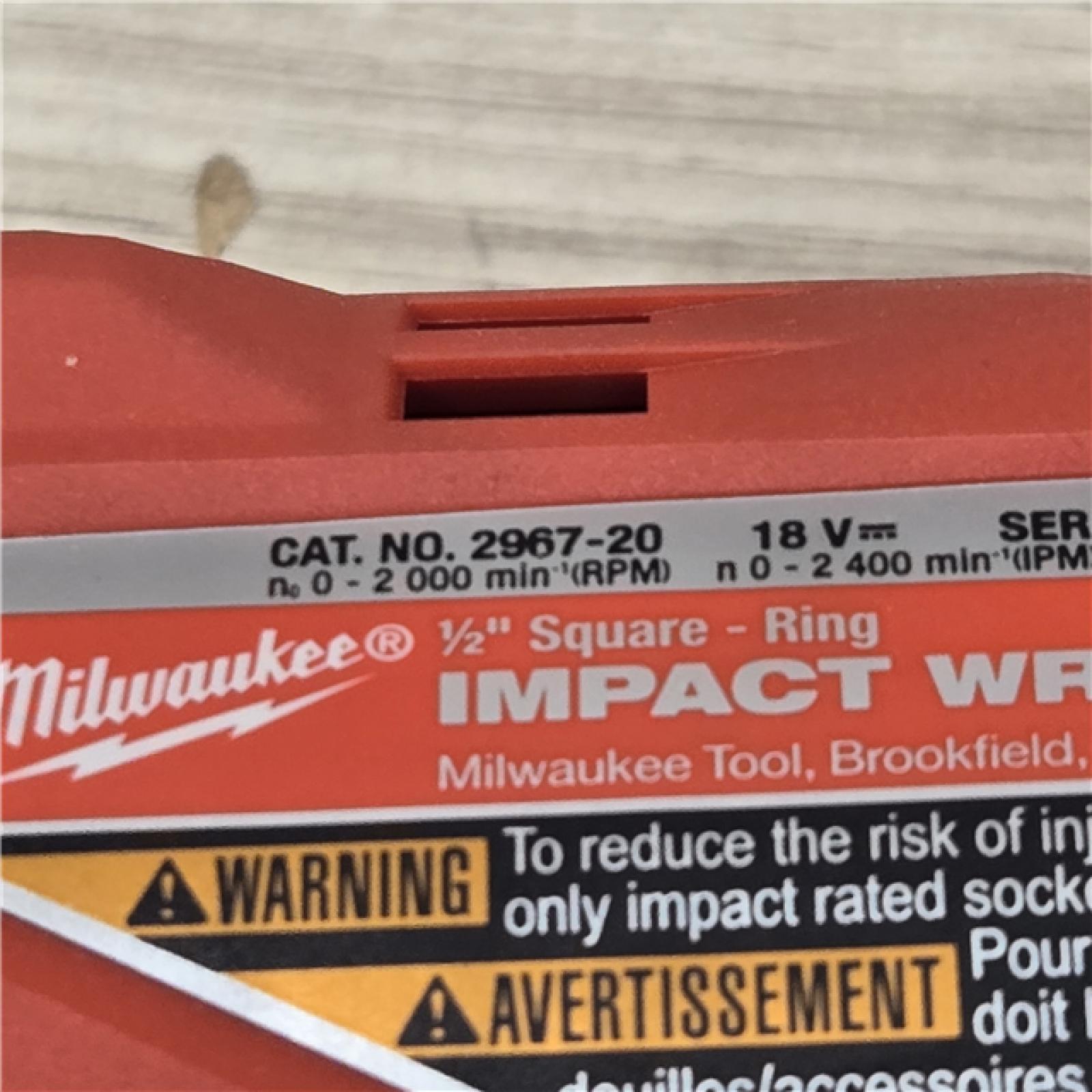 AS-IS Milwaukee M18 1/2 in. Cordless High Torque Impact Wrench Kit