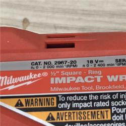 AS-IS Milwaukee M18 1/2 in. Cordless High Torque Impact Wrench Kit