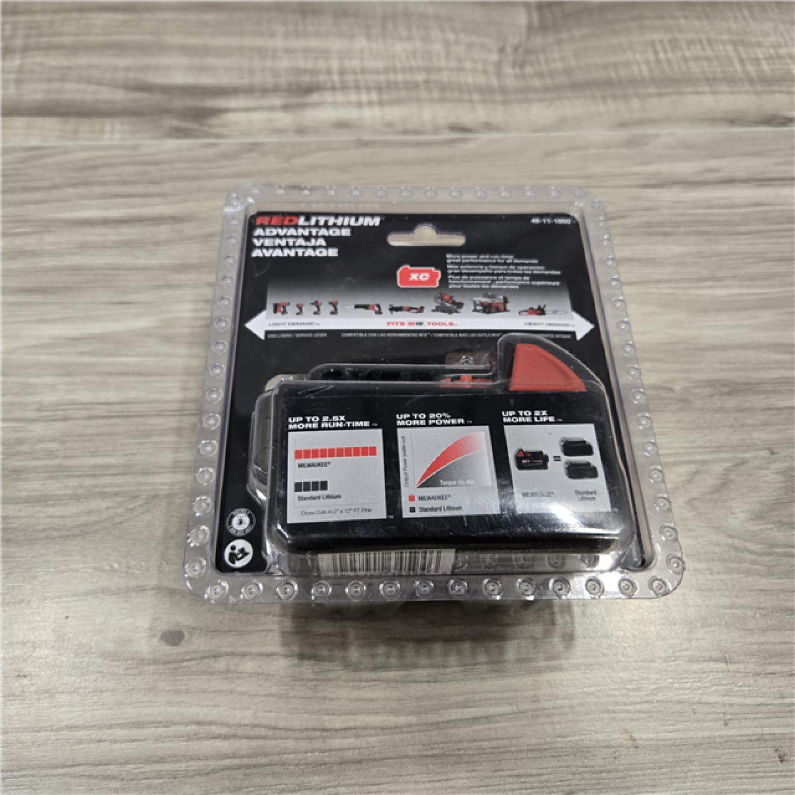 NEW! - Milwaukee 48-11-1850R18V REDLITHIUM XC5.0 Battery