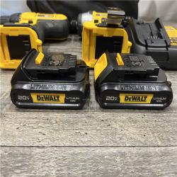 AS-IS DEWALT 20V MAX Cordless Drill/Impact 2 Tool Combo Kit