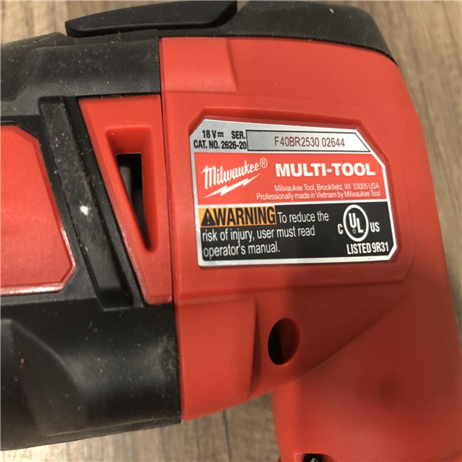 AS-IS Milwaukee  18V Lithium-Ion Cordless Oscillating Multi-Tool (Tool-Only)