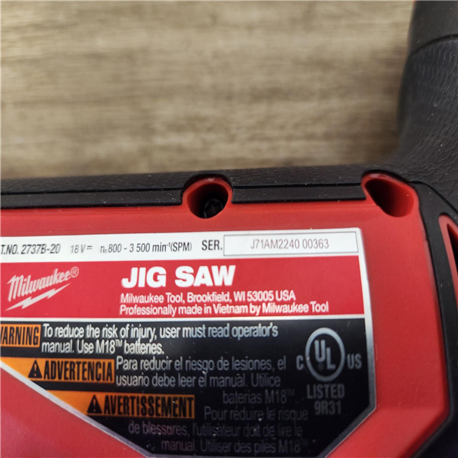 Phoenix Location NEW Milwaukee M18 FUEL 18V Lithium-Ion Brushless Cordless Barrel Grip Jig Saw (Tool Only)