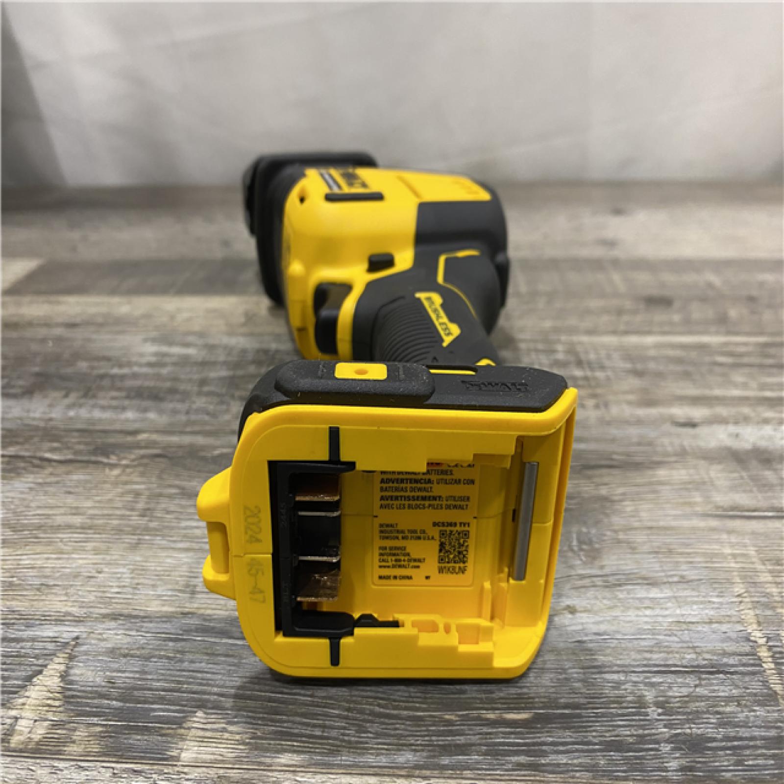 AS-IS DEWALT ATOMIC 20V MAX Cordless Brushless Compact Reciprocating Saw (Tool Only)