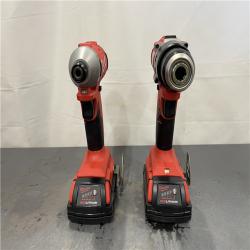 AS-IS - Milwaukee M18 18V Lithium-Ion Brushless Cordless Compact Drill/Impact Combo Kit