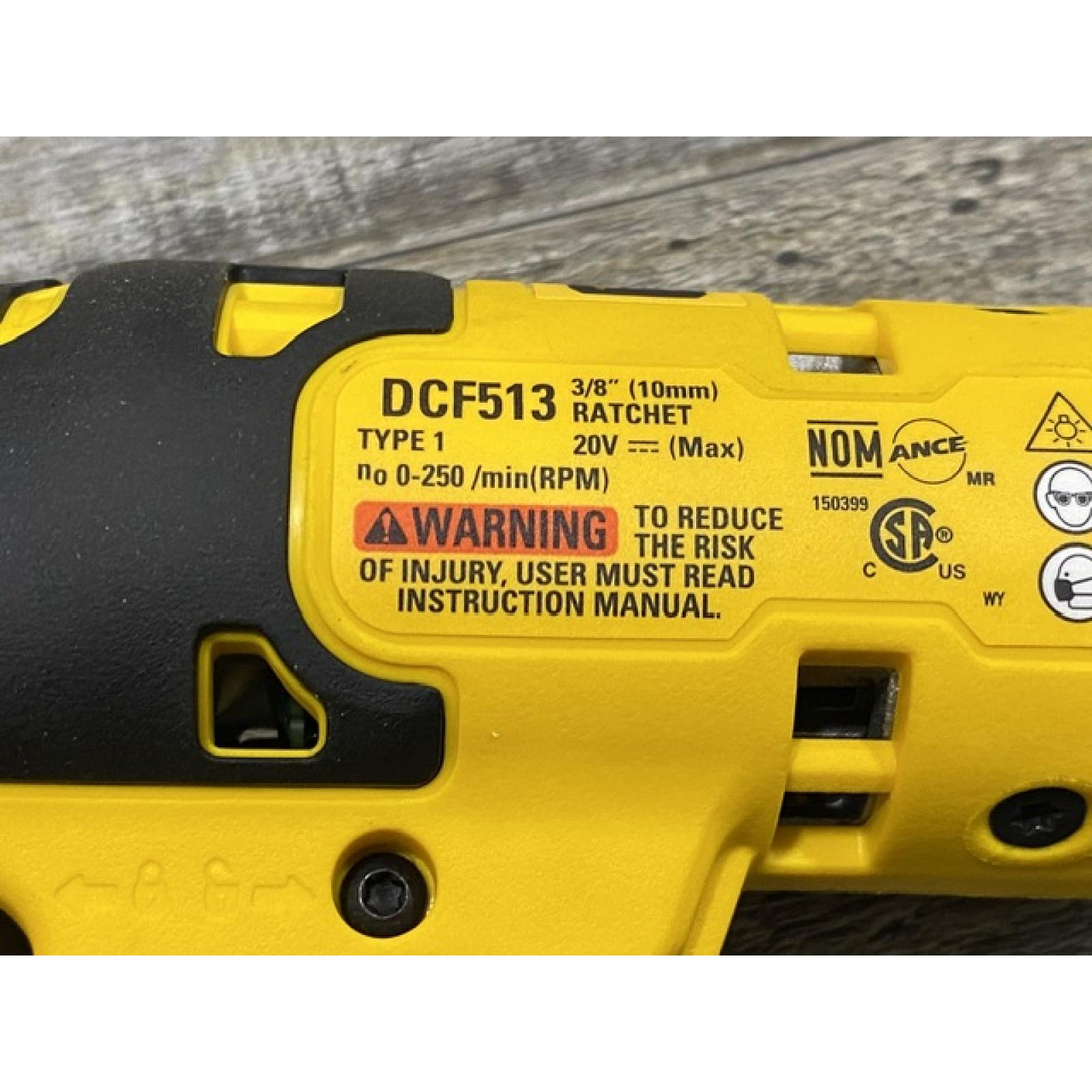 AS-IS DEWALT ATOMIC 20V MAX Cordless 3/8 in. Ratchet (Tool Only)