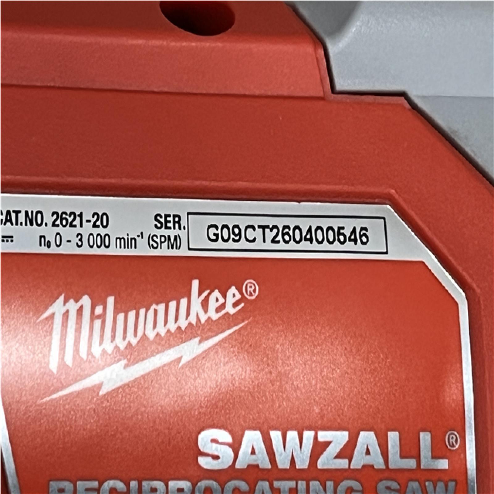 AS-IS Milwaukee 18V Lithium-Ion Cordless SAWZALL Reciprocating Saw (Tool-Only)