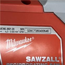 AS-IS Milwaukee 18V Lithium-Ion Cordless SAWZALL Reciprocating Saw (Tool-Only)