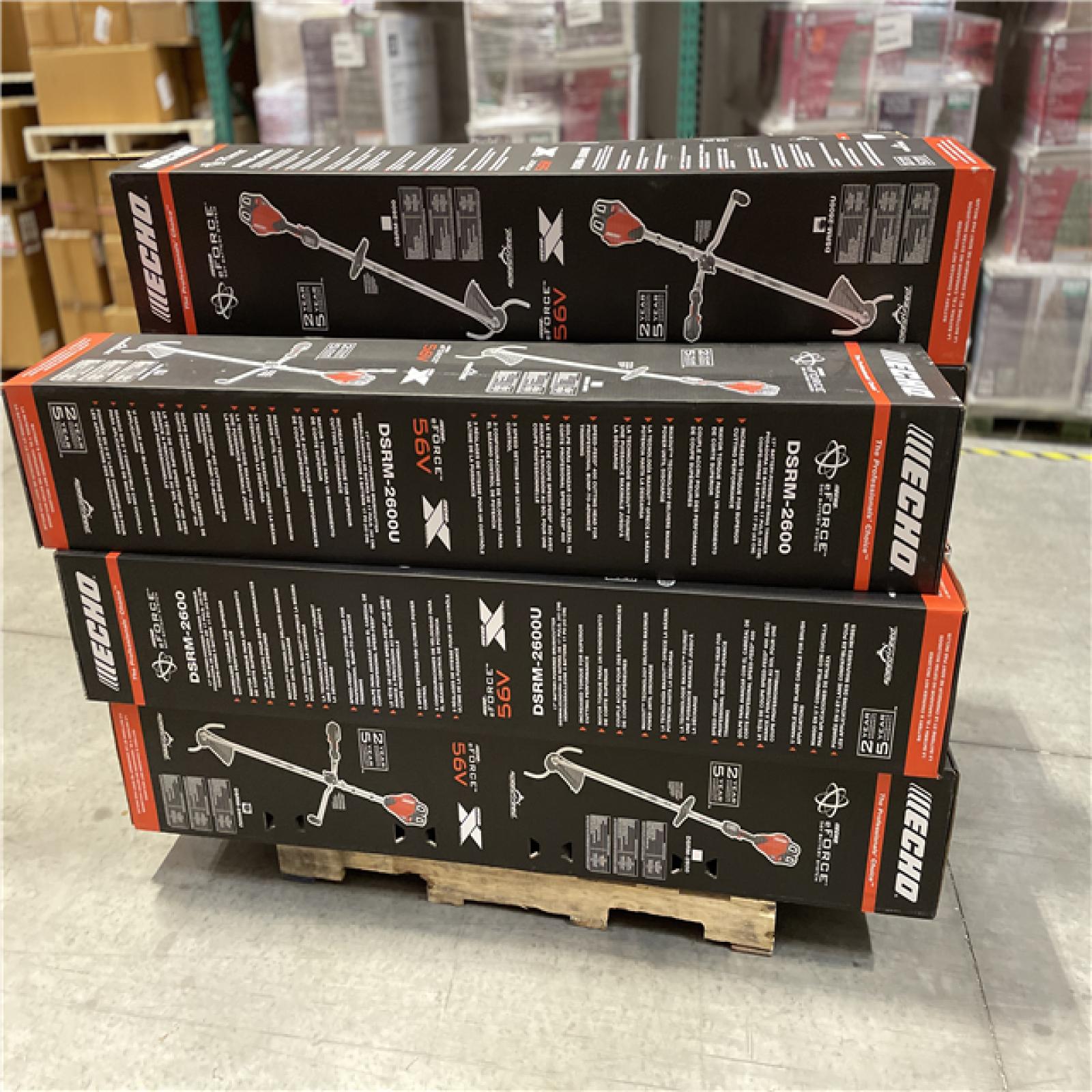 DALLAS LOCATION- Echo X Series 56V eFORCE Brushcutter 17in U Handle Brushless (Bare Tool) PALLET-(11 UNITS)